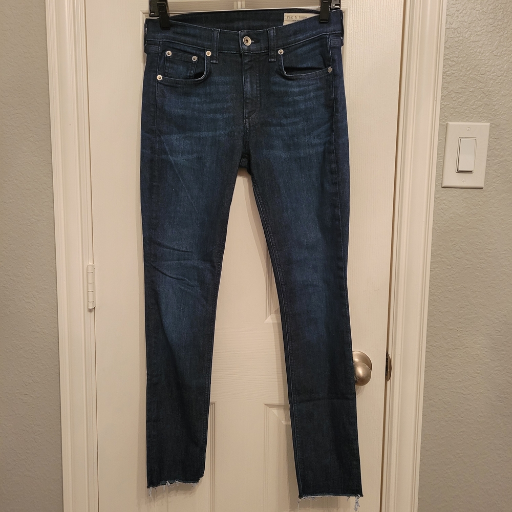 Rag & Bone Dark Blue Skinny Jeans